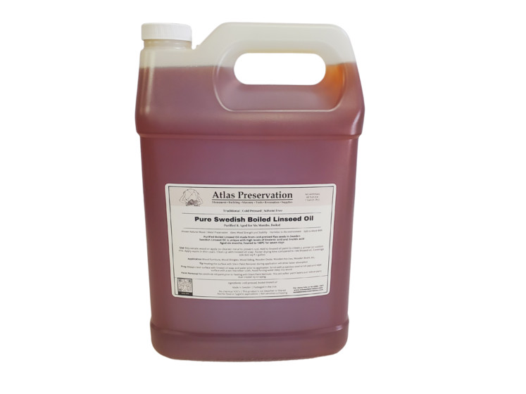 Pure Swedish Boiled Linseed Oil – 1 Gallon
